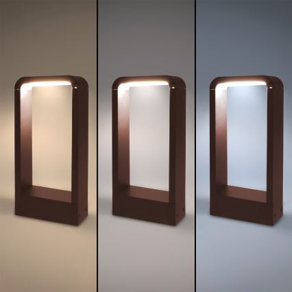 Brilagi - LED уличный светильник BARI LED/7 Вт/230 В 3000/4000/6000 К коричневый IP54 30 см