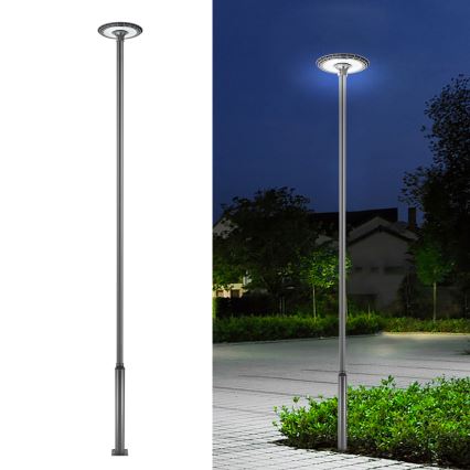 Brilagi - Уличный LED-светильник с опорой 5 м URBANSPARK LED/120 Вт/230 В антрацит IP65