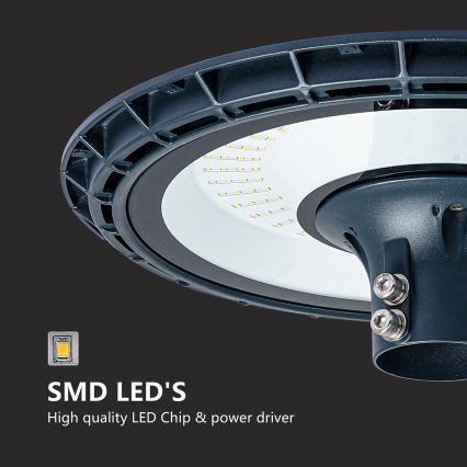 Brilagi - Уличный LED-светильник с опорой 5 м URBANSPARK LED/120 Вт/230 В антрацит IP65