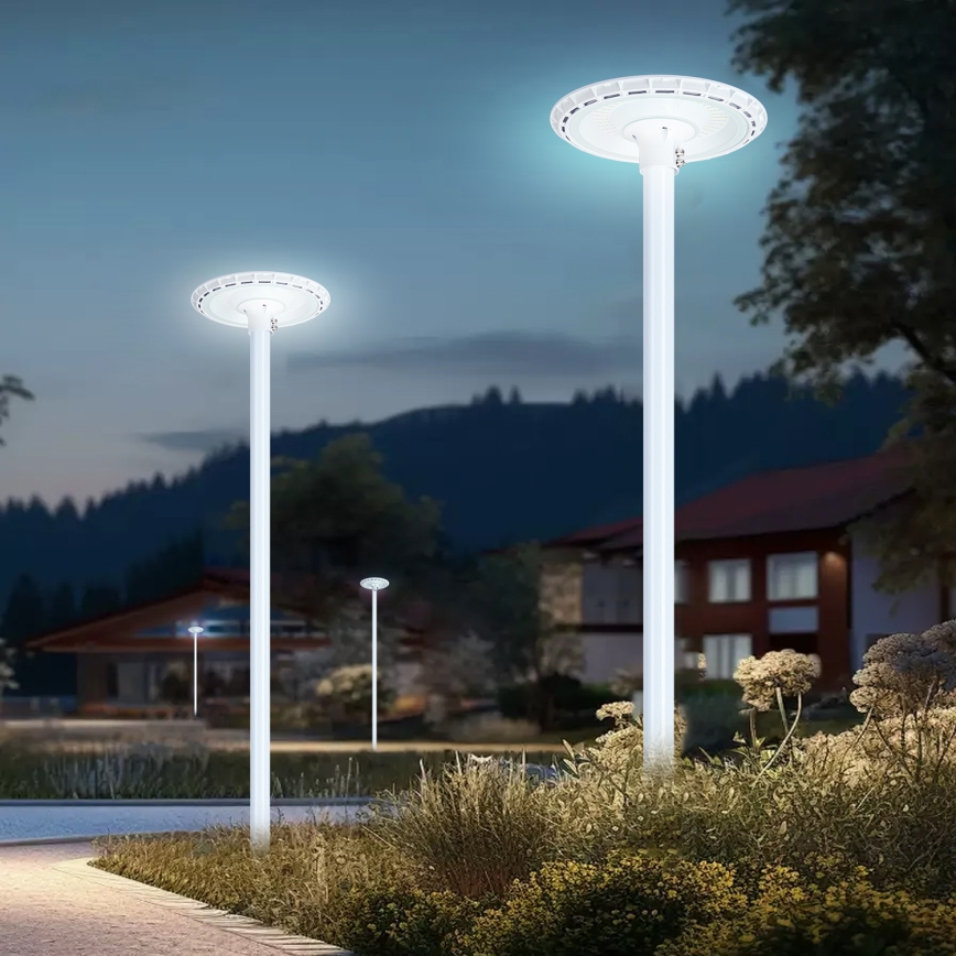 Brilagi - LED уличный светильник со столбом 3 м URBANSPARK LED/120W/230V белый IP65