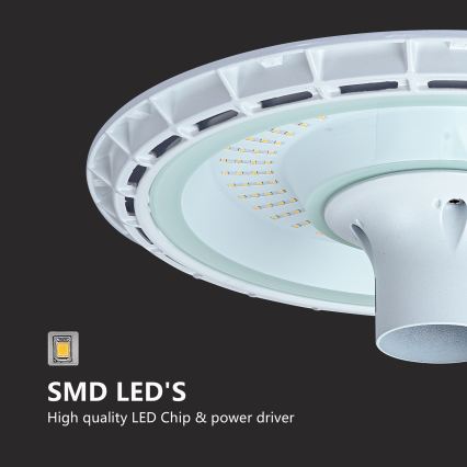 Brilagi - LED уличный светильник со столбом 3 м URBANSPARK LED/120W/230V белый IP65