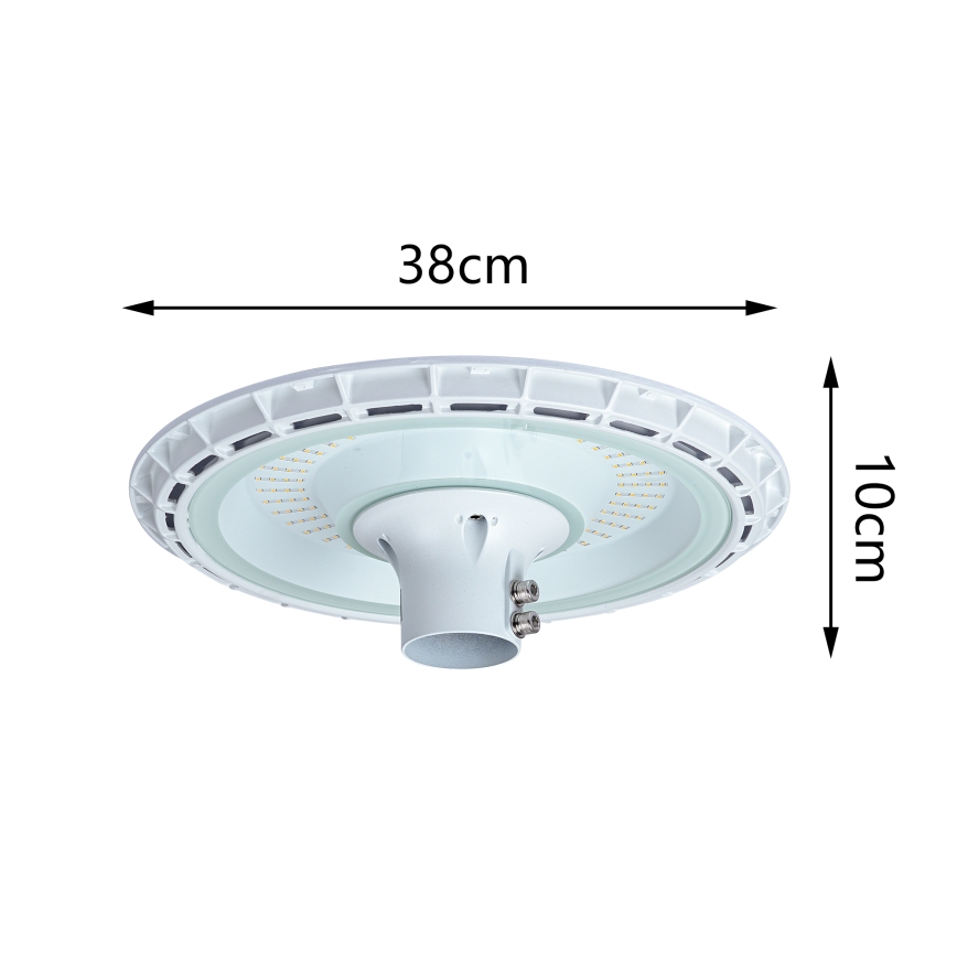 Brilagi - LED уличный светильник со столбом 3 м URBANSPARK LED/120W/230V белый IP65