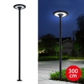 Brilagi - LED уличный светильник со столбом 3 м URBANSPARK LED/120W/230V, черный, IP65