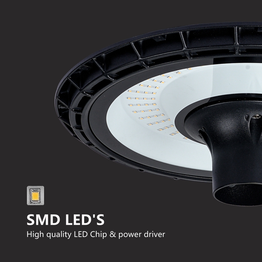 Brilagi - LED уличный светильник со столбом 3 м URBANSPARK LED/120W/230V, черный, IP65
