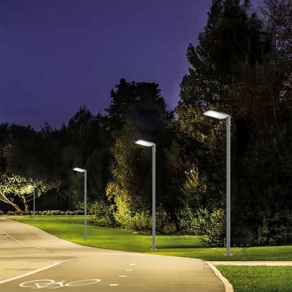 Brilagi - LED уличный фонарь со столбом и шарниром 3 m URBANLIGHT LED/200W/230V серый IP65