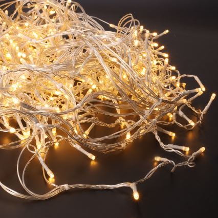 Brilagi - уличная рождественская LED-гирлянда, 360 светодиодов, 8 режимов, длина 14 м, IP44, тёплый белый, эффект сосулек