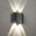 Brilagi - LED уличный настенный светильник FLAREBOX LED/4W/230V черный IP65