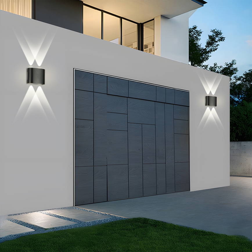 Brilagi - LED уличный настенный светильник FLAREBOX LED/4W/230V черный IP65