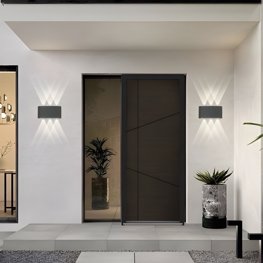 Brilagi - LED уличный настенный светильник FLAREBOX LED/6W/230V антрацит IP65