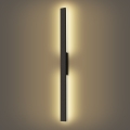 Brilagi - LED уличный настенный светильник LUNA LED/24W/230V 3000K IP65 100 cm черный