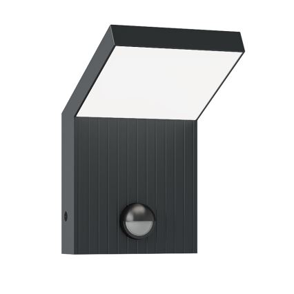 Brilagi - LED уличный настенный светильник с датчиком RIANO LED/8W/230V антрацит IP65