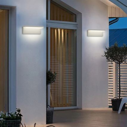Brilagi - LED уличный настенный светильник TESSI LED/10W/230V белый IP54