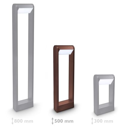 Brilagi - LED уличный светильник CROTONE LED/7W/230V коричневый IP54 50 см