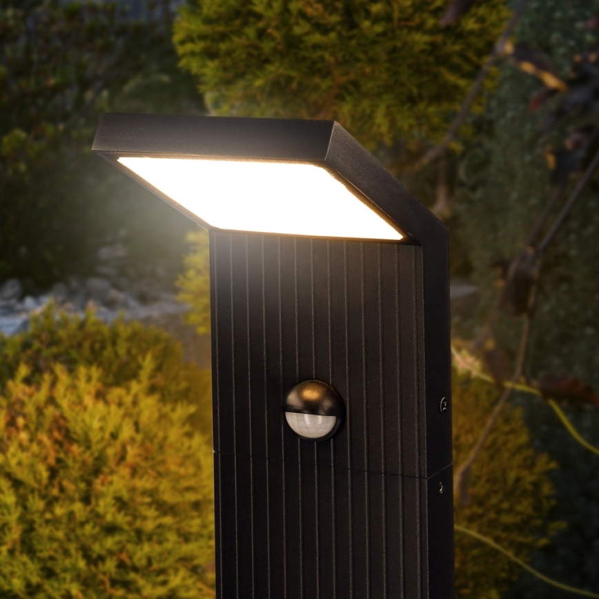Brilagi - наружный светильник с датчиком RIANO LED/8Вт/230В антрацит IP65
