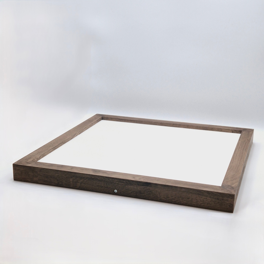 Brilagi - LED Потолочная лампа WOODY FRAME LED/40W/230V 60x60 см IP44 орех