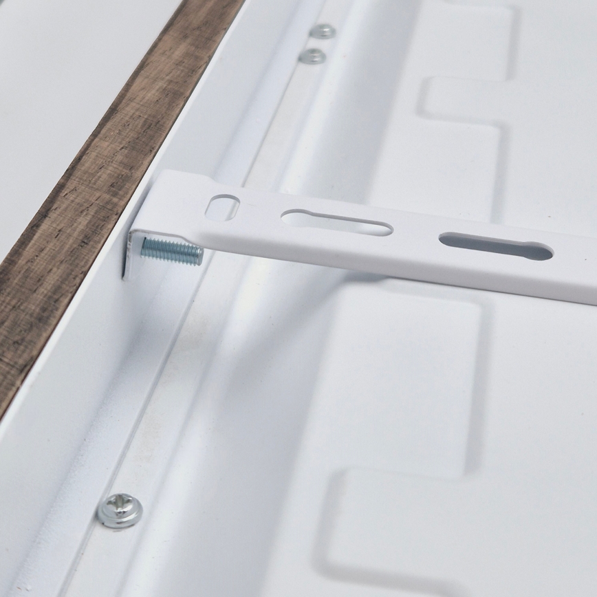 Брілагі — світлодіодний стельовий світильник для ванної Вуді Фрейм, 50 Вт/230 В, 60×60 см, IP44, дуб-горіх