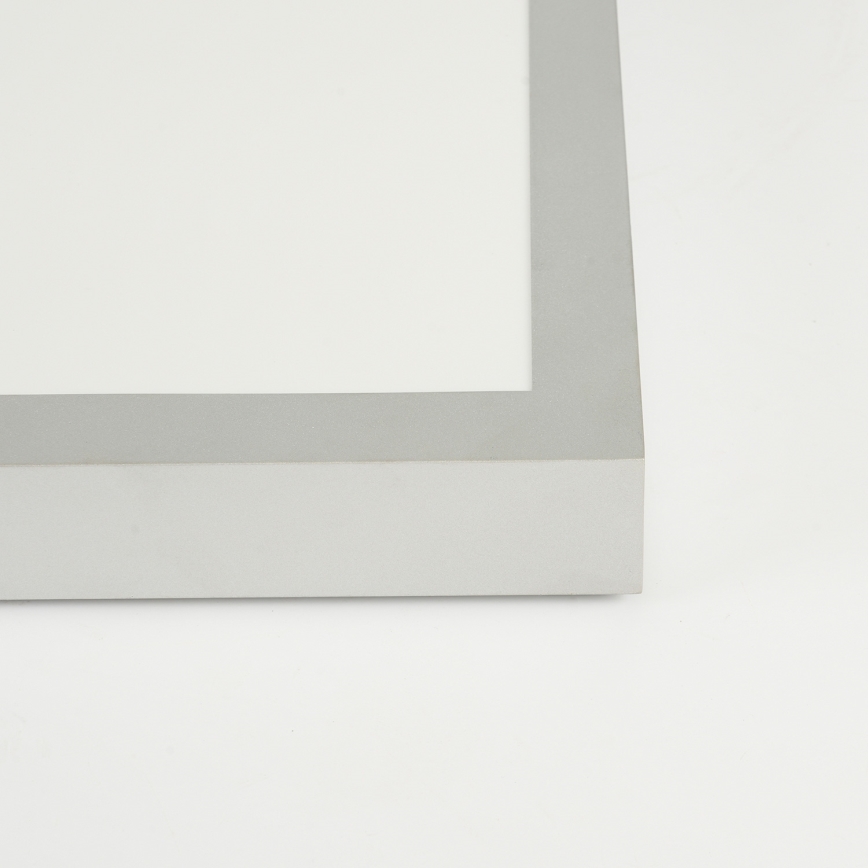 Brilagi - димований LED стельовий світильник для ванної кімнати FRAME SMART LED/50W/230V 120x30 см 3000-6000K IP44 сріблястий + пульт дистанційного керування