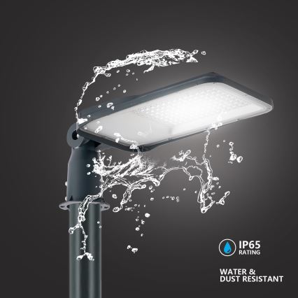 Brilagi - LED вуличний світильник зі стовпом і шарніром 3 м URBANLIGHT LED/100W/230V антрацит IP65