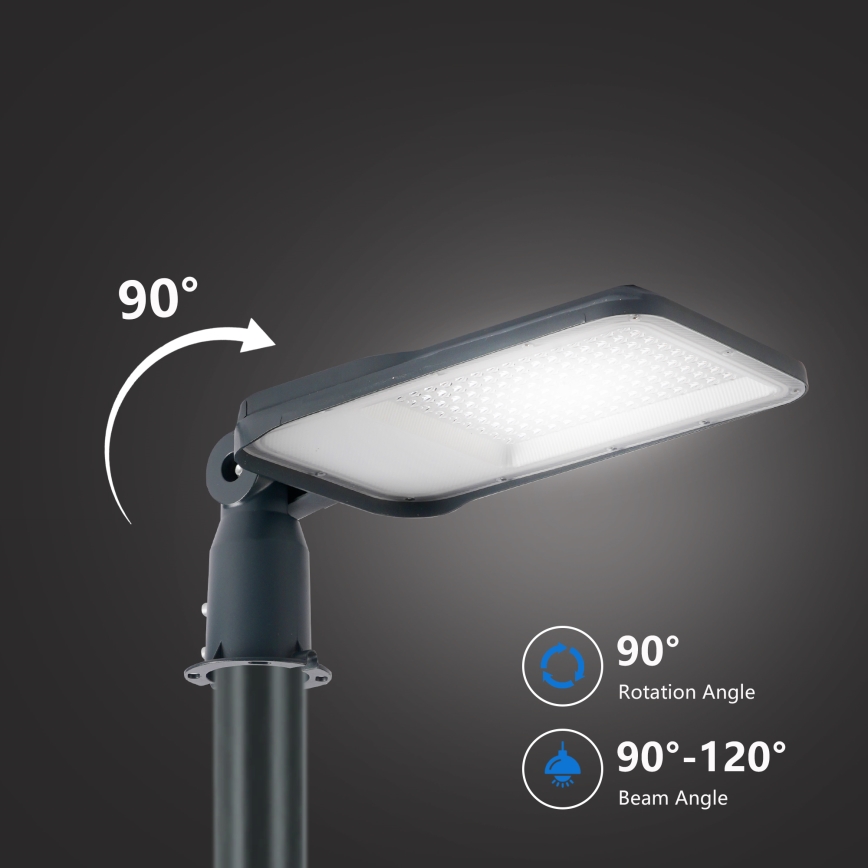 Brilagi - LED вуличний світильник зі стовпом і шарніром 3 м URBANLIGHT LED/100W/230V антрацит IP65