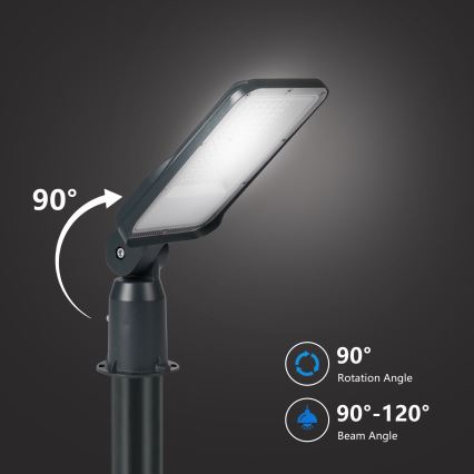 Brilagi - LED вуличний ліхтар зі стовпом та шарніром 3 м URBANLIGHT LED/50 Вт/230 В антрацит IP65