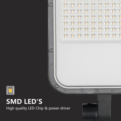 Brilagi - LED вуличний ліхтар зі стовпом і шарніром 3 м URBANLIGHT LED/100W/230V чорний IP65