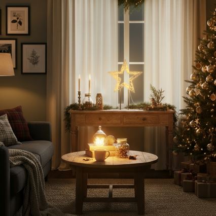 Brilagi - LED-вулична різдвяна прикраса LED/3,6W/230V IP44 44x30 cm зірка