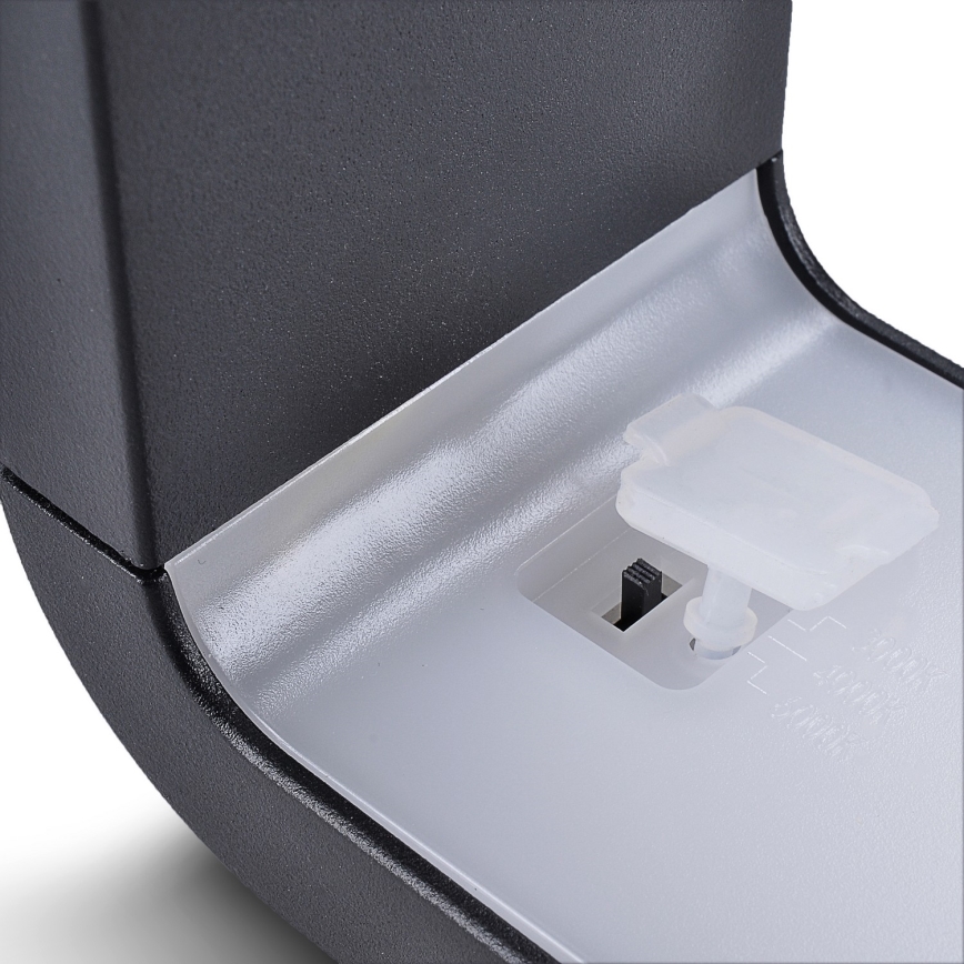 Brilagi - Зовнішній настінний світильник LED BARI LED/7W/230V 3000/4000/6000K чорний IP54