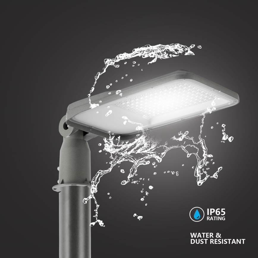 Brilagi - LED вуличний ліхтар URBANLIGHT LED/100W/230V сірий IP65
