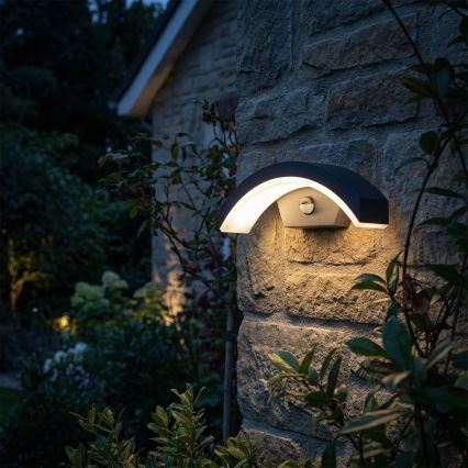 Brilagi - LED зовнішній настінний світильник з датчиком ARCELO LED/8W/230V IP54