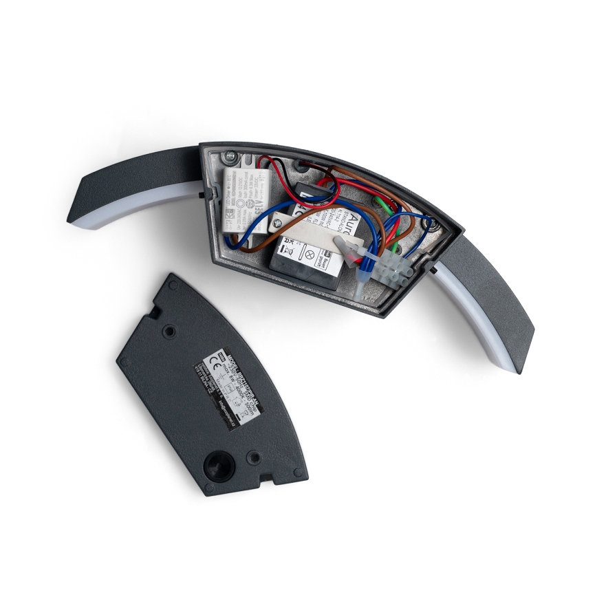 Brilagi - LED зовнішній настінний світильник з датчиком ARCELO LED/8W/230V IP54