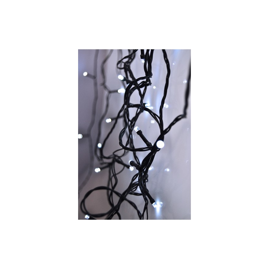 Brilagi - Вуличний різдвяний світлодіодний гірлянд 300xLED/8 функцій 35 м IP44 холодний білий