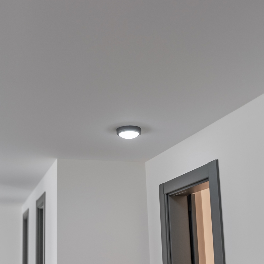 Brilagi - Вуличний світильник на стелю LED/13W/230V діам. 17 см IP54 антрацит