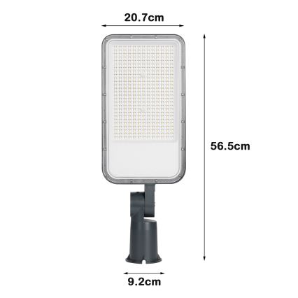 Brilagi - LED вуличний світильник URBANLIGHT LED/200W/230V антрацит IP65