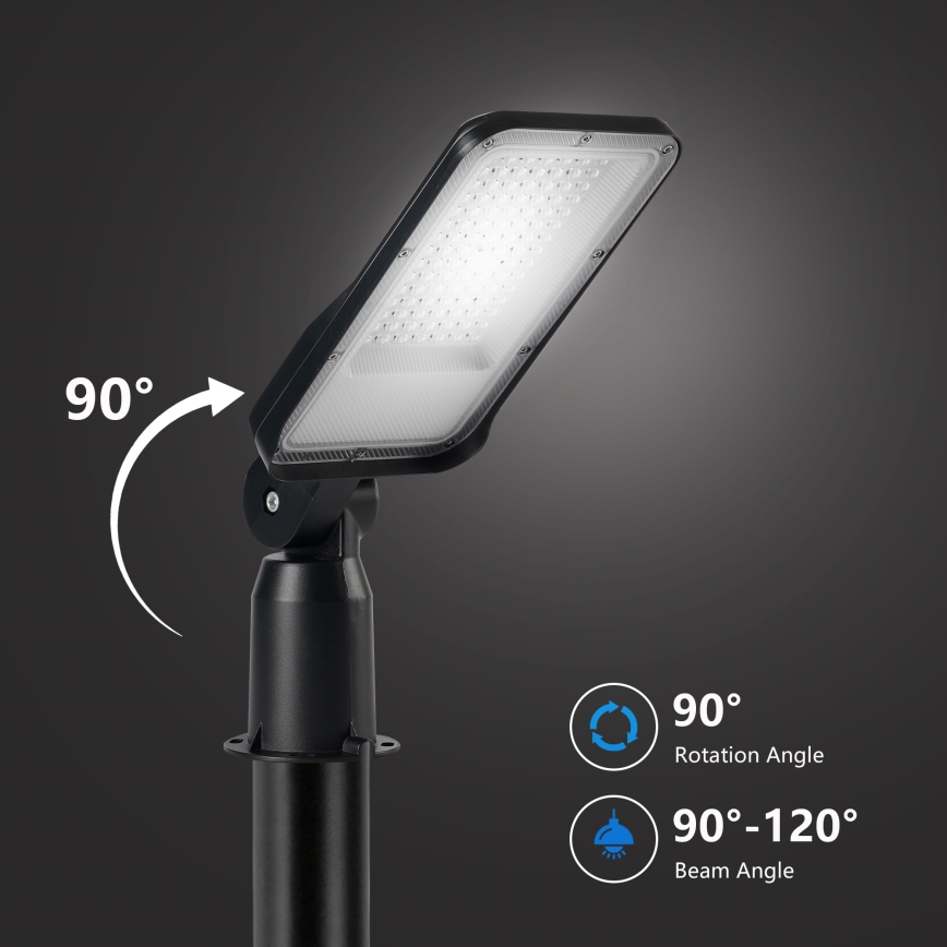 Brilagi - LED вуличний світильник URBANLIGHT LED/50W/230V чорний IP65