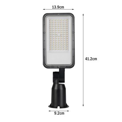 Brilagi - LED вуличний світильник URBANLIGHT LED/50W/230V чорний IP65