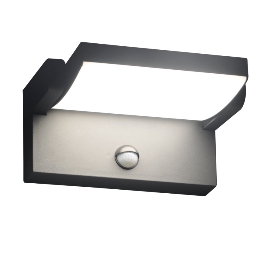 Brilagi - Зовнішній настінний світильник з LED та сенсором ANKLE LED/18W/230V 4000K IP65 антрацит