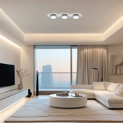 Brilagi - Вуличний світильник з LED та сенсором BENE LED/18W/230V діам. 22 см антрацит IP54