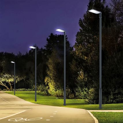 Brilagi - LED зовнішній вуличний світильник зі стовпом і шарніром 5 м URBANLIGHT LED/200W/230V антрацит IP65