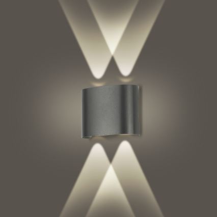 Brilagi - LED Вуличний настінний світильник FLAREBOX LED/4W/230V антрацит IP65