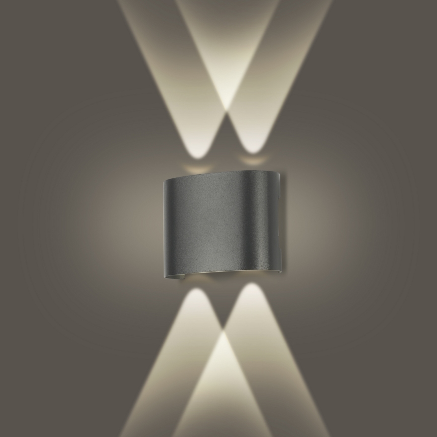 Brilagi - LED Вуличний настінний світильник FLAREBOX LED/4W/230V антрацит IP65