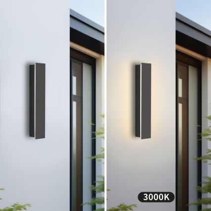 Brilagi - LED зовнішній настінний світильник LINEAR LED/8W/230V 3000K IP65 30 cm антрацит