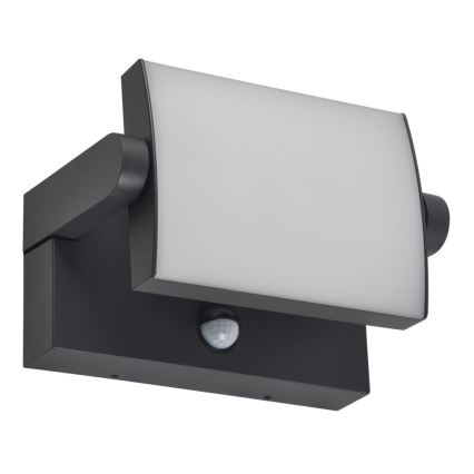 Brilagi - LED Вуличний настінний світильник з датчиком ANKLE LED/18W/230V 4000K IP65 антрацит