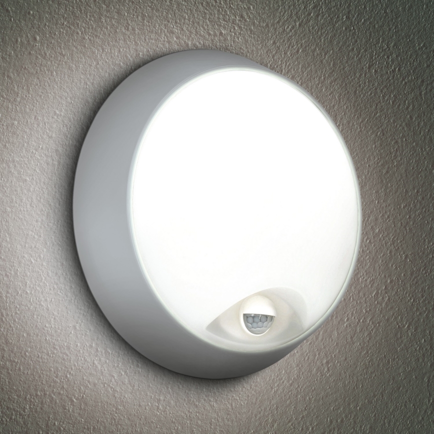 Brilagi - LED Вуличний настінний світильник з датчиком 2в1 BULKHEAD LED/20W/230V IP65