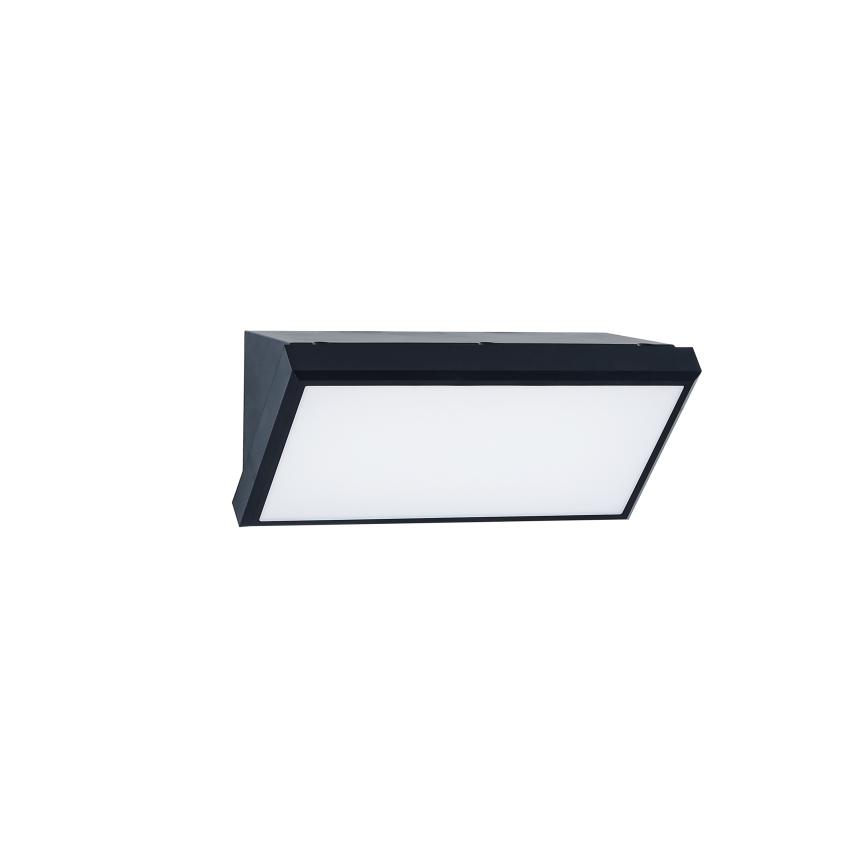 Brilagi - LED Вуличний настінний світильник з датчиком TRIANGLE LED/20W/230V чорний IP65