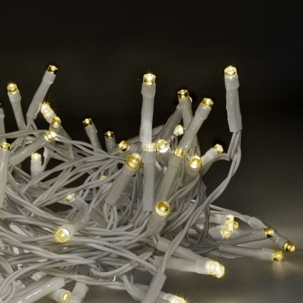 Brilagi - LED Різдвяний вуличний гірлянд 120 LED/8 функцій/3xAA 9,5 м білий IP44 тепле біле + дистанційне керування