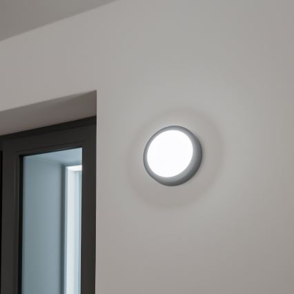 Brilagi - Вуличний світильник на стелю LED/13W/230V діам. 17 см IP54 антрацит