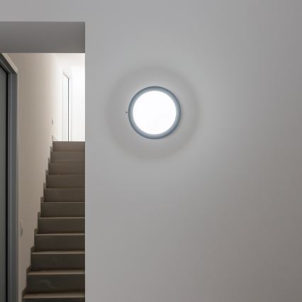 Brilagi - Вуличний світильник на стелю LED/13W/230V діам. 17 см IP54 антрацит