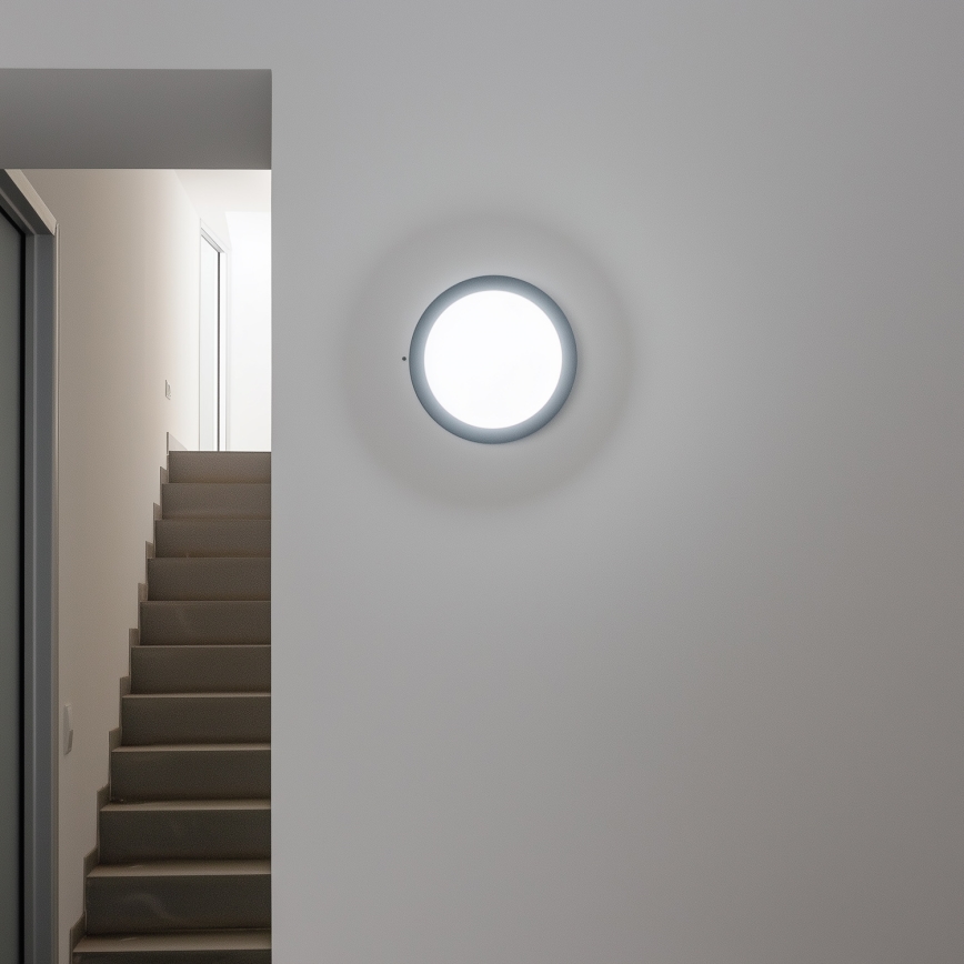 Brilagi - Вуличний світильник на стелю LED/13W/230V діам. 17 см IP54 антрацит