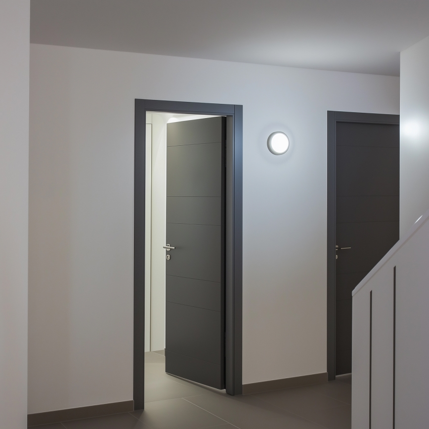 Brilagi - Вуличний світильник на стелю LED/13W/230V діам. 17 см IP54 антрацит