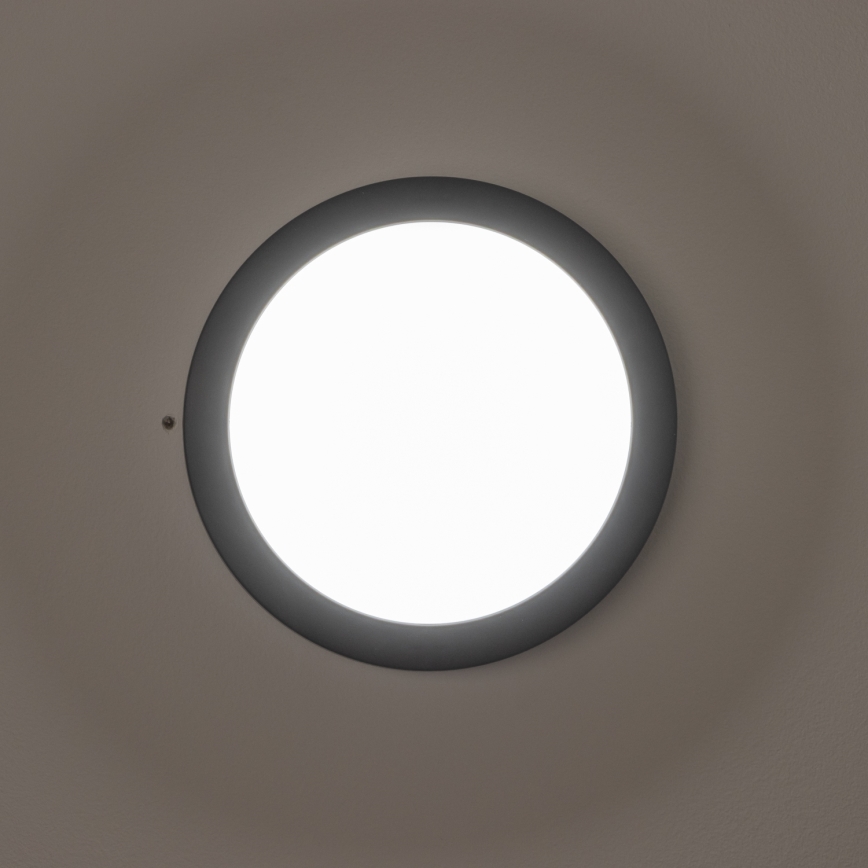 Brilagi - Вуличний світильник на стелю LED/13W/230V діам. 17 см IP54 антрацит